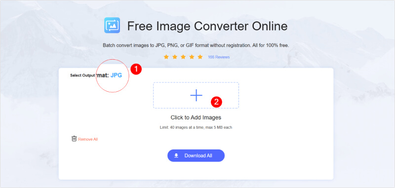 オンライン変換のアップロード