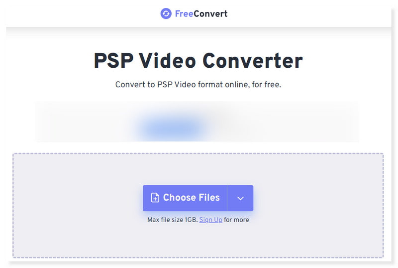 FreeConvert PSPコンバーター