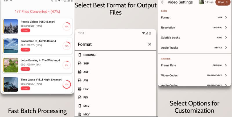3gp コンバーター Vidsoftr アプリ