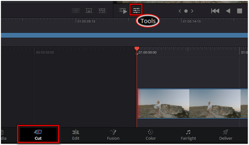 Stabilizerツールにアクセスする