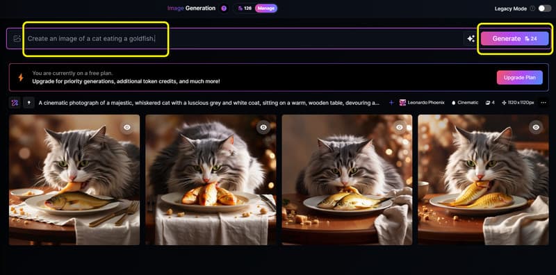 Add Prompt Generate Button