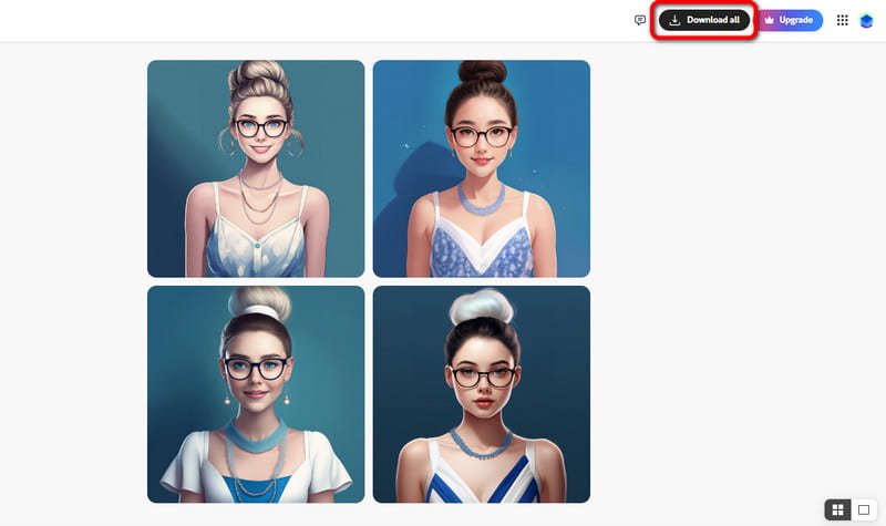 Adobe Download All ボタン