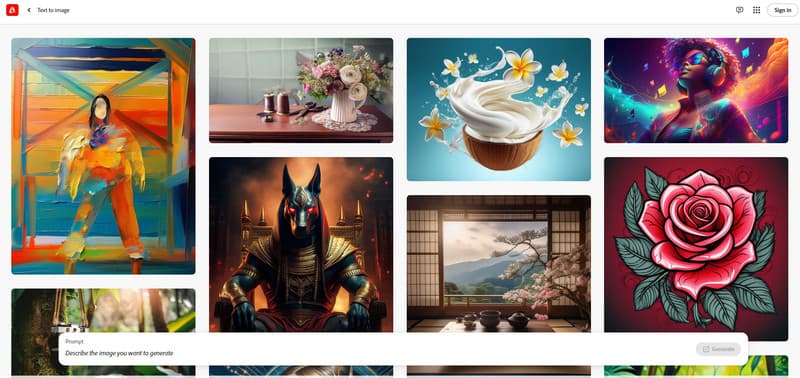 Adobe Firefly AI ツール