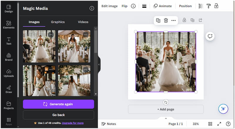 Canva 無料オンラインAI画像ジェネレーター
