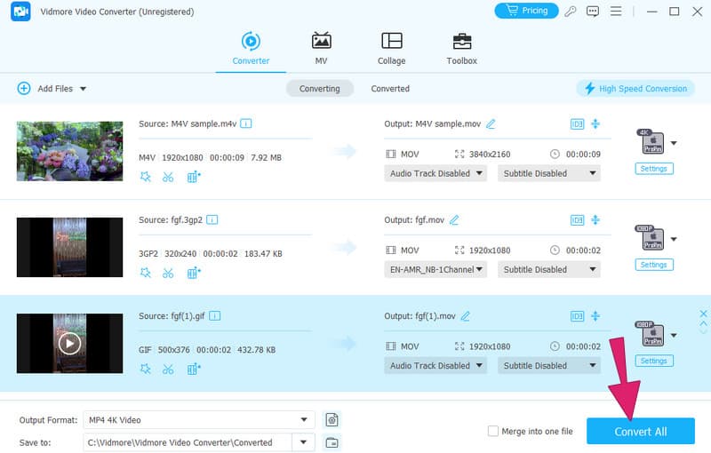 Convert Prores Vidmore 変換