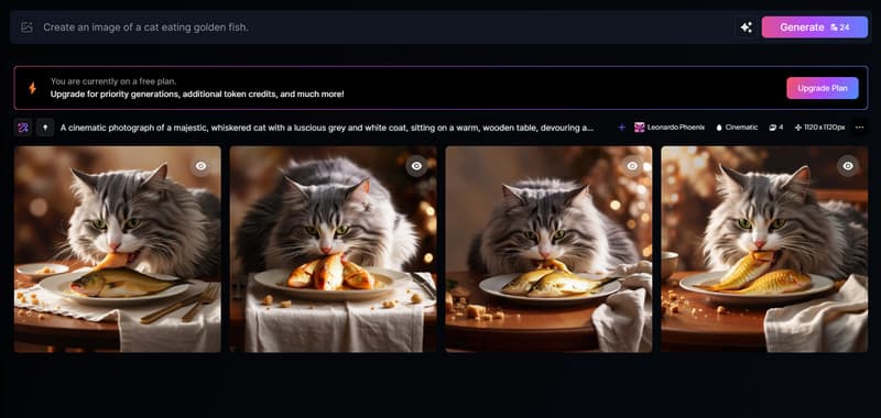 プロンプト入力と生成ボタン