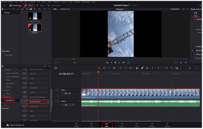 ノイズリダクションを適用