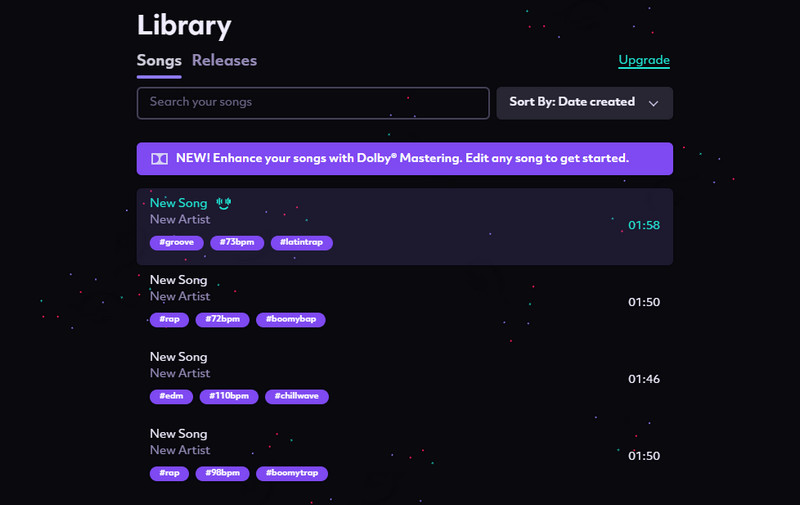 音楽用ライブラリを提供