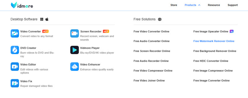 Vidmore 無料画像ツール