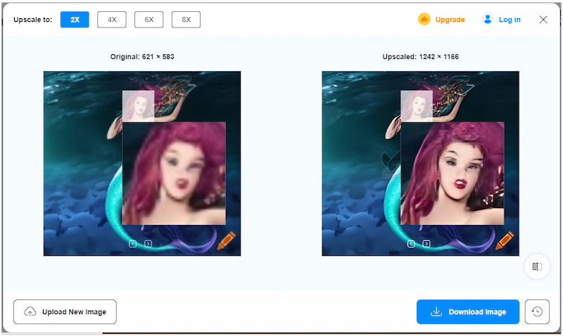 Vidmore 無料オンライン画像アップスケーラー