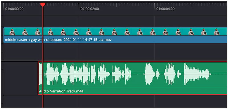 音声を映像に合わせて揃える