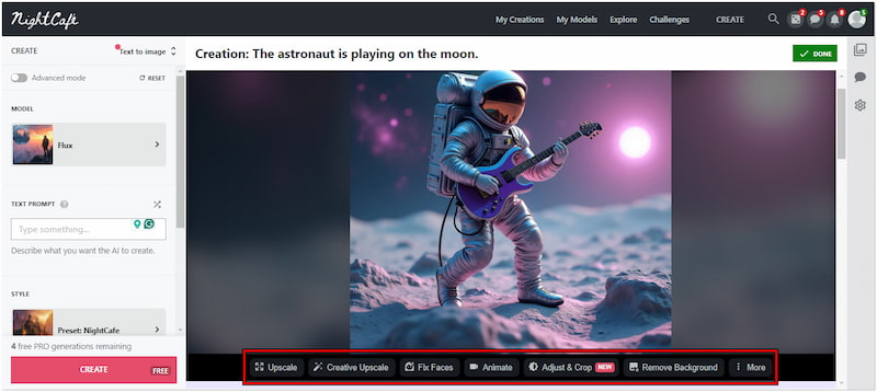 AI生成アートを作成する