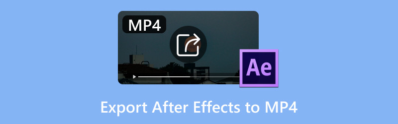 After EffectsをMP4として書き出す方法