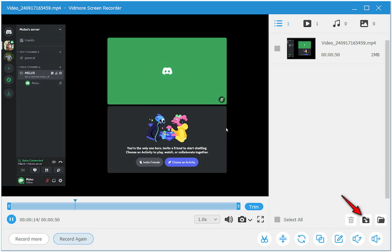 録画を保存する