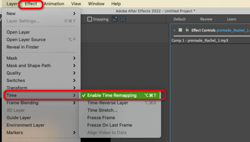 オーディオのずらし配置とループ