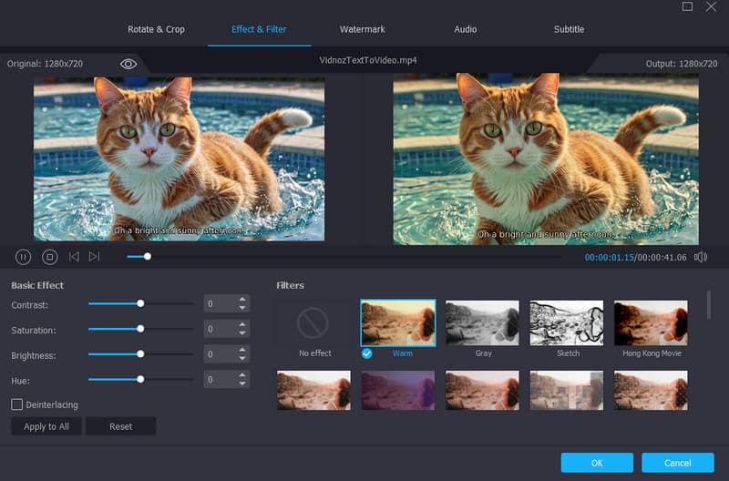 Vidmore 生成した動画の変換・編集ツール