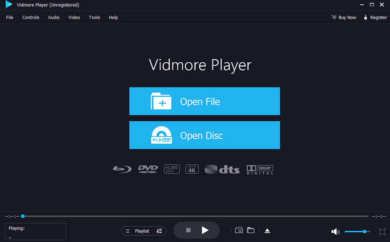 Vidmore Player – VLCの代替ソフト