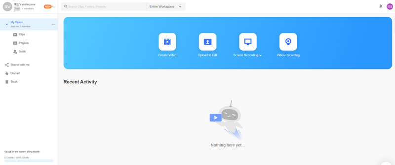 Visla AI ユーザーインターフェース