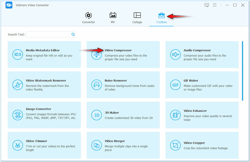 動画圧縮ツールにアクセス
