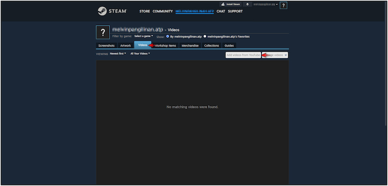 YouTubeから動画を追加