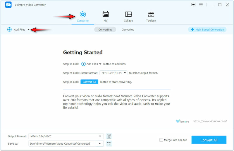 変換用に動画をインポート