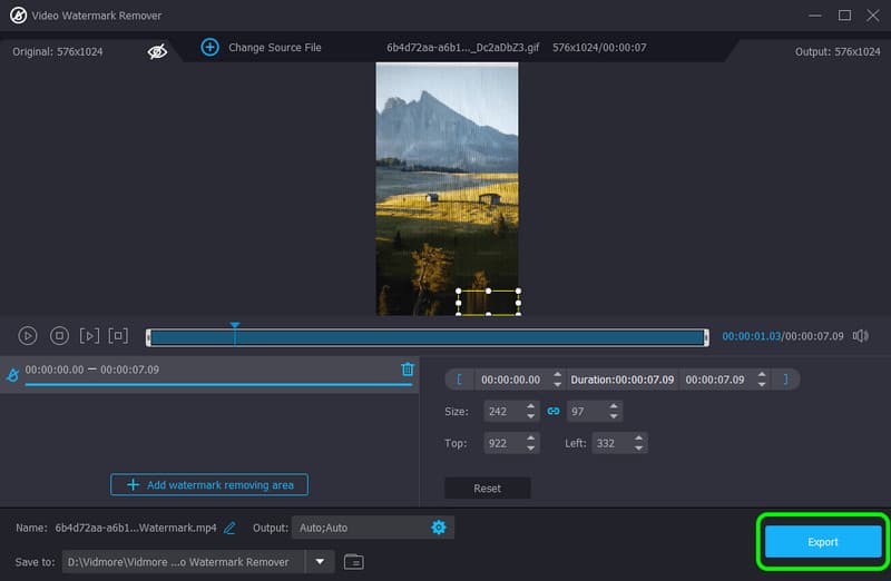 ウォーターマークなしで動画を保存
