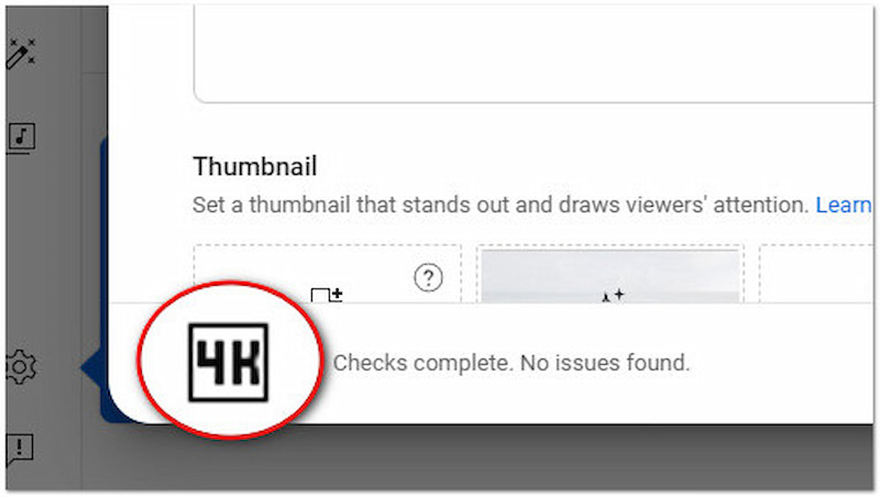 YouTubeに4K動画をアップロード