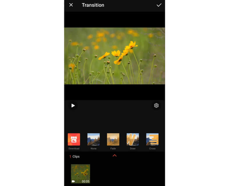 ビデオトランジション機能