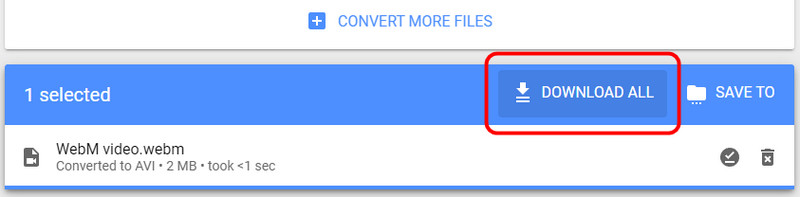 Download All ボタンで一括ダウンロード（MConverter）
