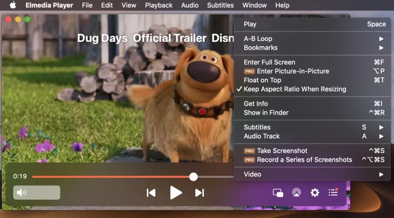 Elmedia Player Mac向けMKVプレーヤー