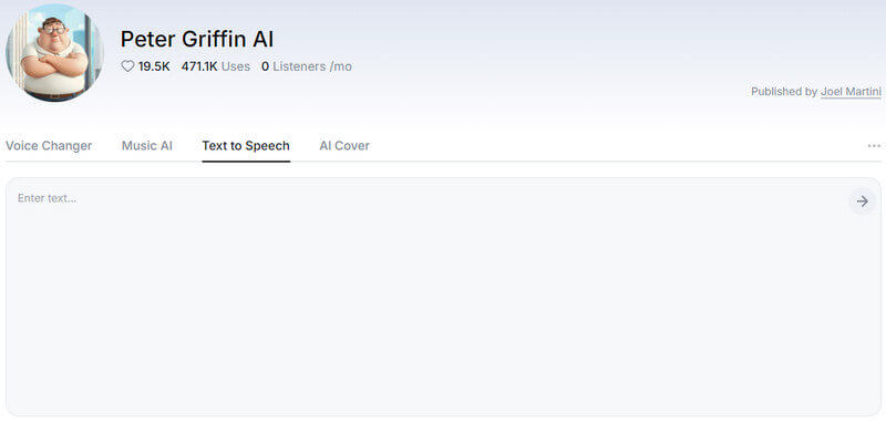 Lalals Griffin AIボイスジェネレーター