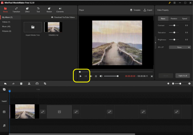 MOVファイルを再生 MiniTool