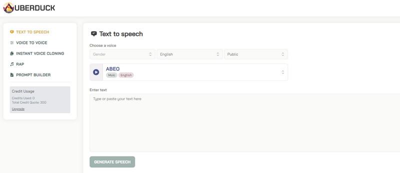 シンプルなユーザーインターフェース