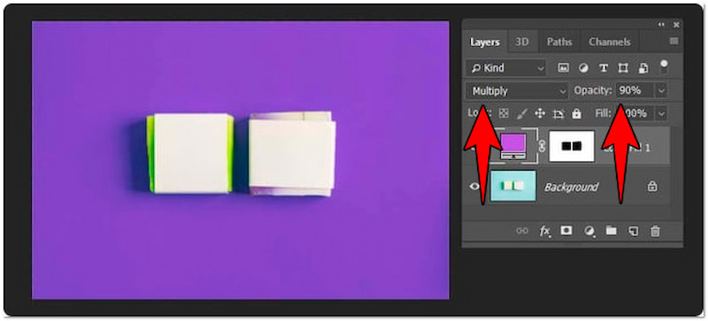 描画モードを変更