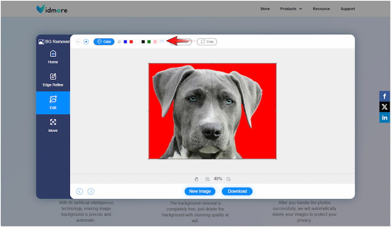 好みの色を選択