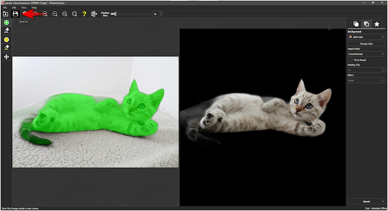 編集した画像を保存