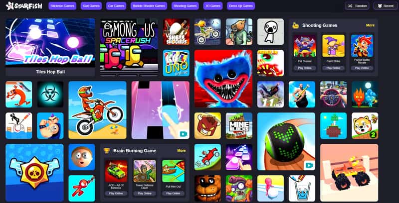 Starfish ゲームサイト