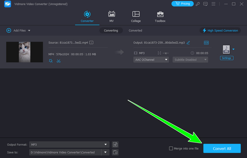 YouTubeをMP3に一括変換 Vidmore