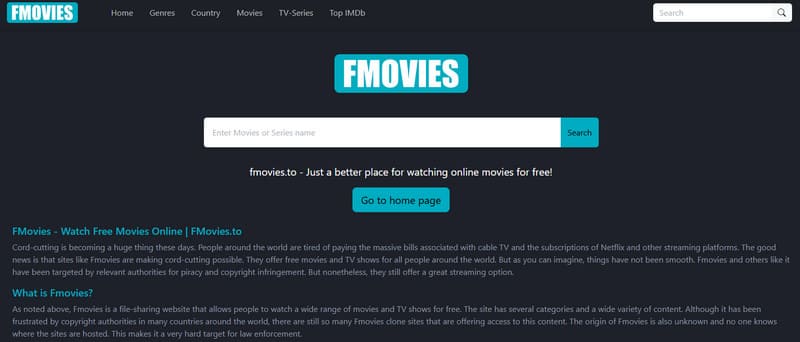 Fmovies 無料映画サイト