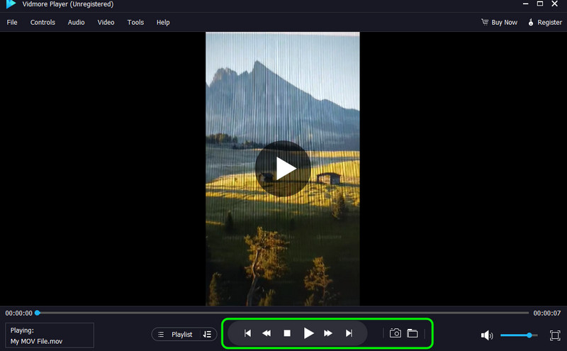 メディアコンテンツを再生 Vidmore