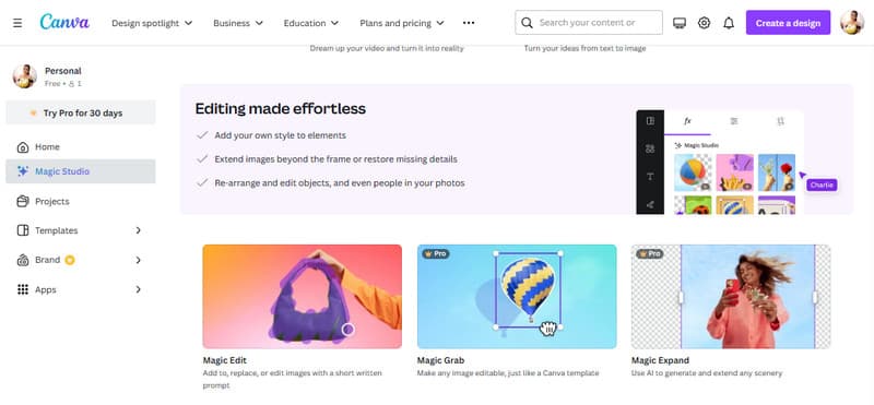 Canvaレビュー 編集機能