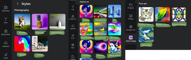 Canvaレビュー スタイル