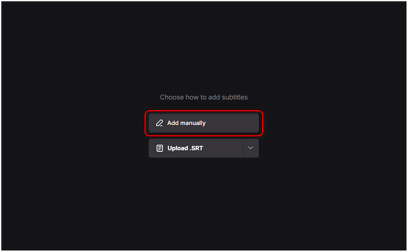 「手動で追加」を選択