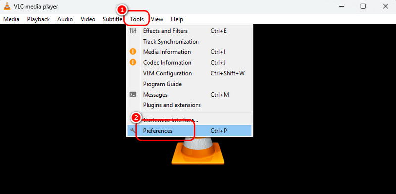 ツール設定　VLC