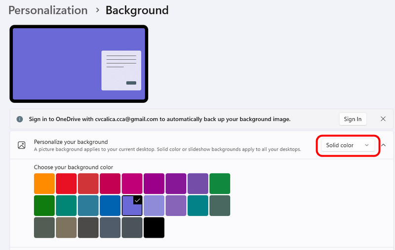 Windowsの壁紙を変更する