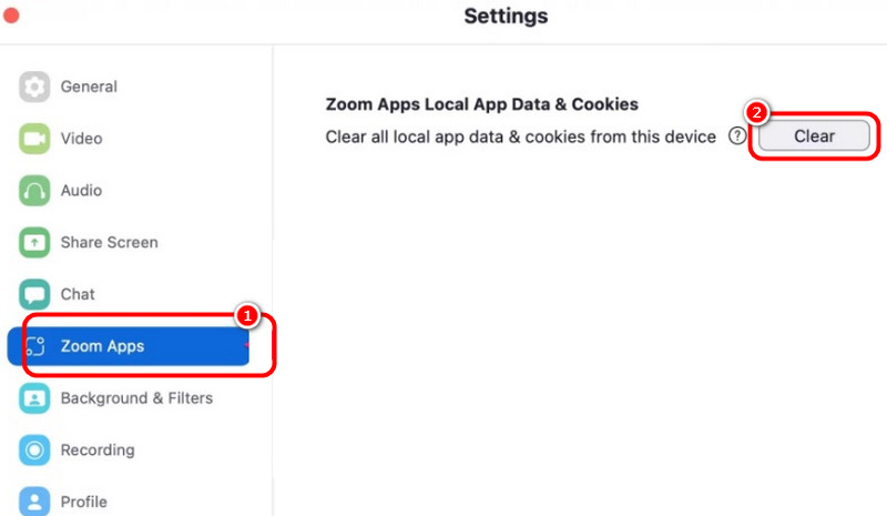 キャッシュとクッキーを削除