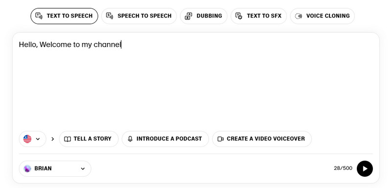 ElevenLabs ナレーションジェネレーター
