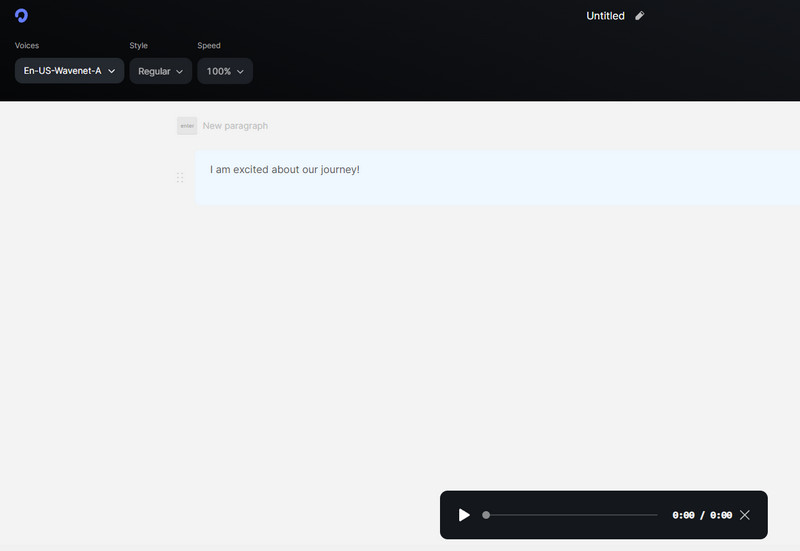 Listnr ナレーションジェネレーター