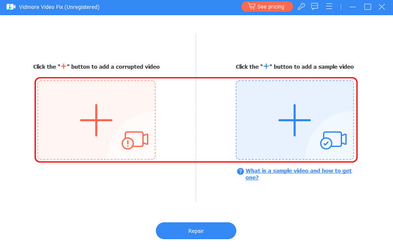 Mov ファイルを Vidmore に追加