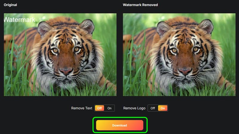 「Save Image」をダウンロード（Watermark Remover）。